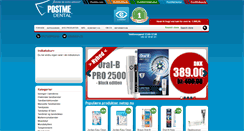 Desktop Screenshot of postmedental.dk