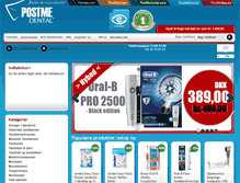 Tablet Screenshot of postmedental.dk